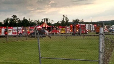 A father and his daughter died when a circus tent collapsed during a severe thunderstorm in New Hampshire. Aug. 3, 2015